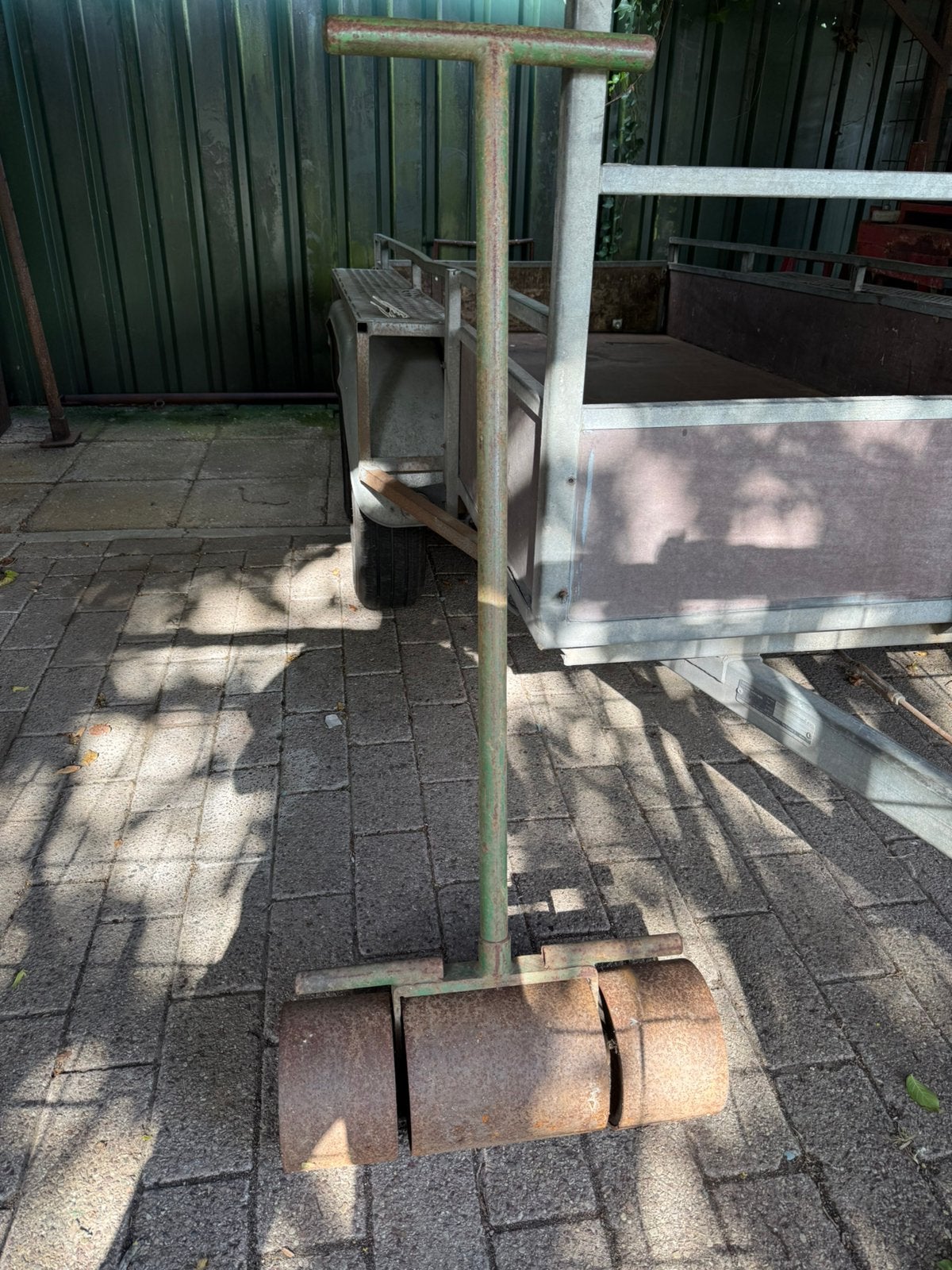 Landrol -grasrol - gazon wals, Tuin en Terras, Ophalen, Gebruikt, 20 m² of meer