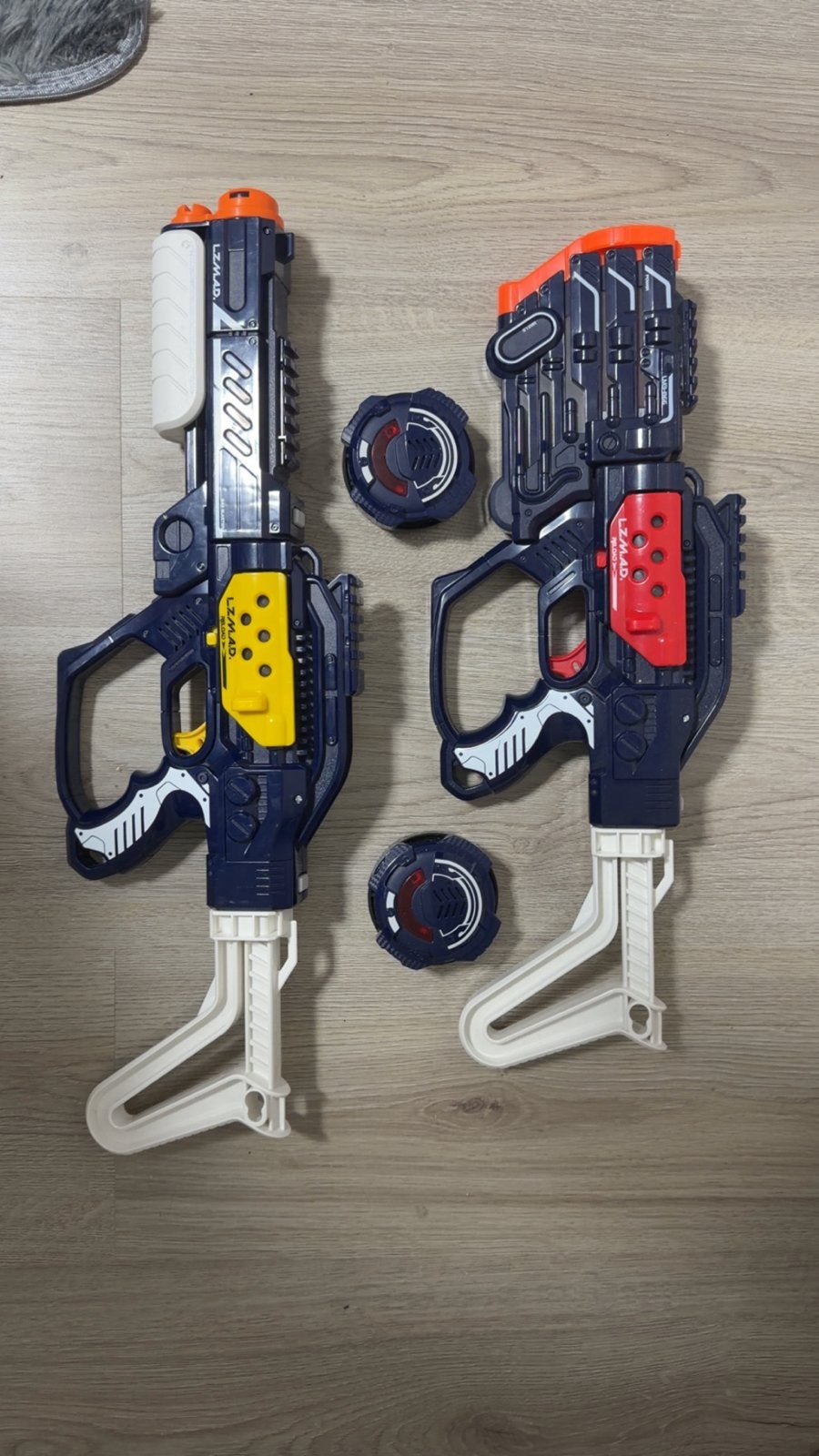 Laser gun speelgoed set - 2 stuks, Ophalen of Verzenden, Nieuw