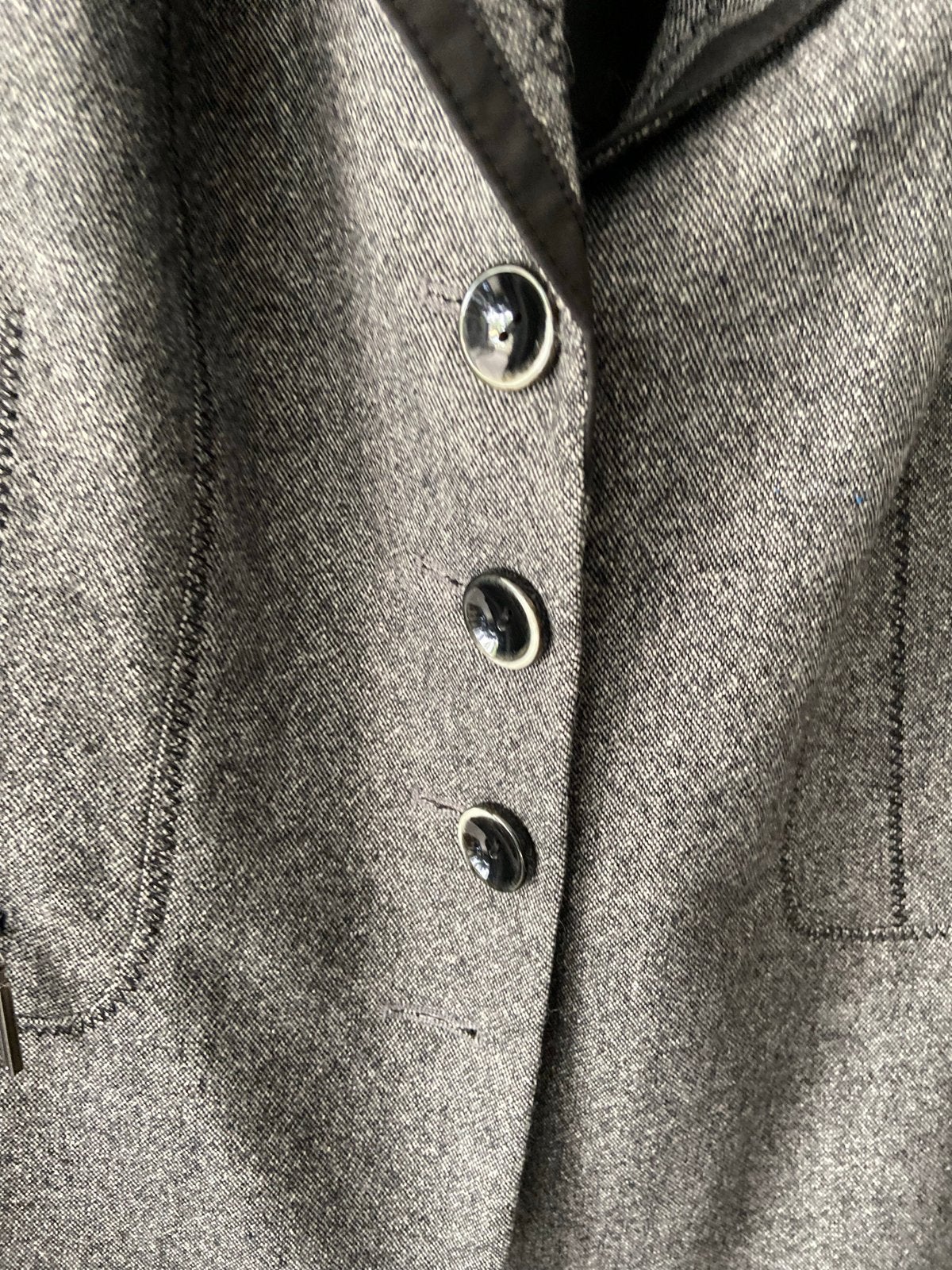 Grijs gemêleerd blazertje maat 44 van Gerry Weber, Kleding | Dames, Jasjes, Kostuums en Pakken, Maat 42/44 (L), Ophalen of Verzenden
