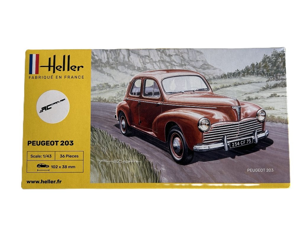 Heller PEUGEOT 203 1:43 HEL-80160, Ophalen of Verzenden, Nieuw, Auto, Overige merken