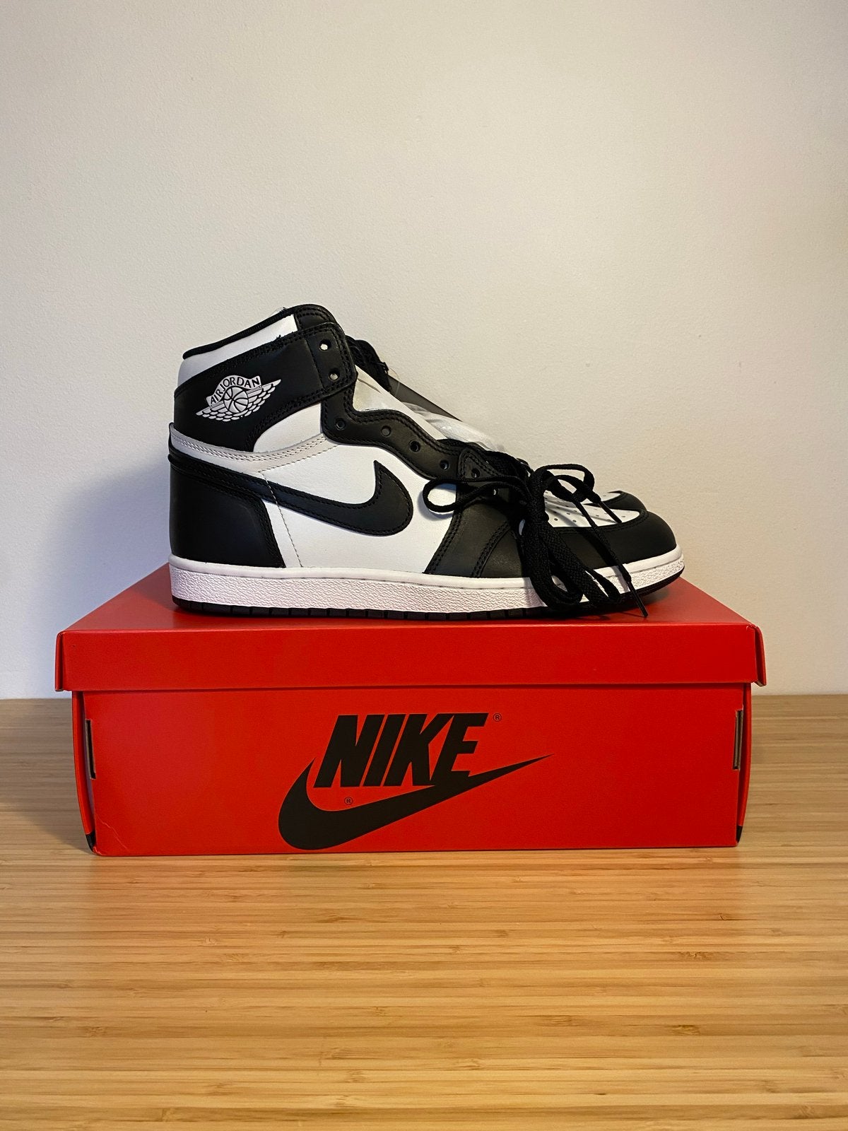 Nike Air Jordan 1 Retro High OG Black white, Zwart, Nieuw, Ophalen of Verzenden, Sneakers of Gympen