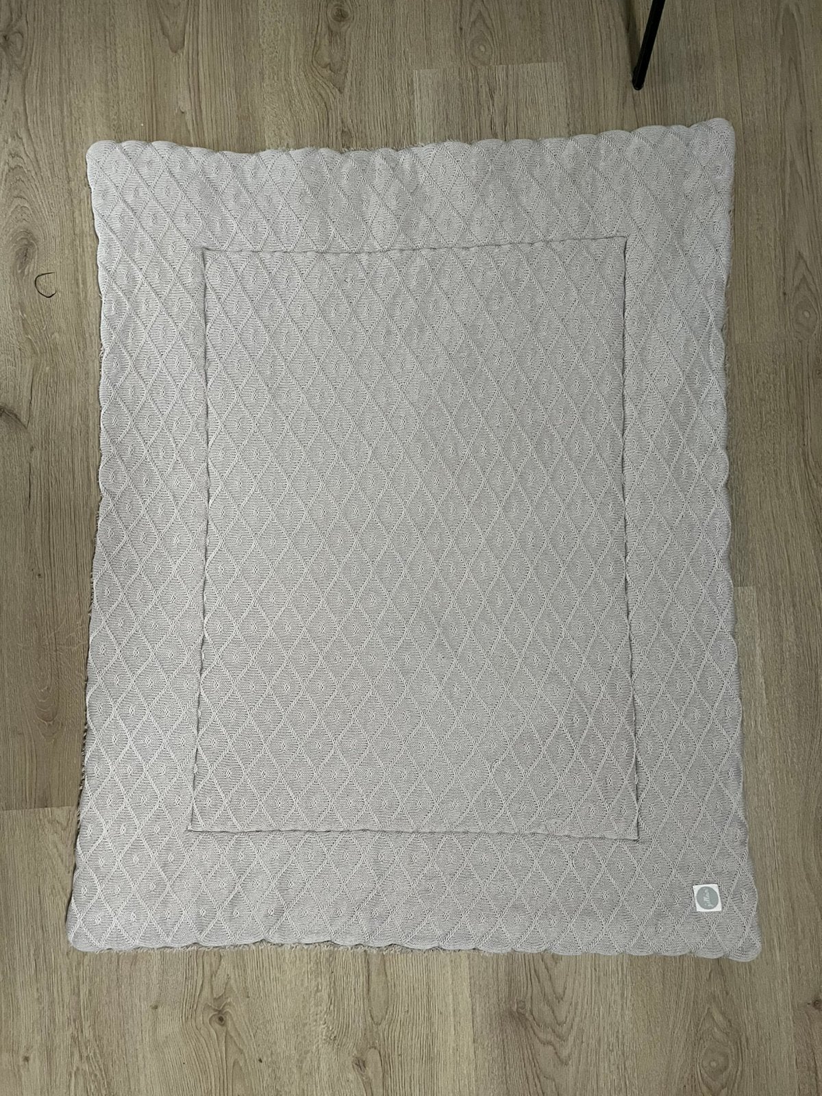 Jollein grijs boxkleed, Ophalen of Verzenden, Gebruikt, Rechthoekig, Boxkleed
