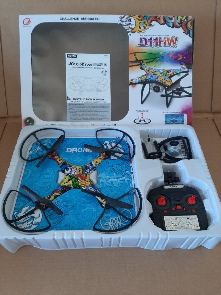 Drone D 11 HW, Verzenden, Zo goed als nieuw, Cameradrone, Basiskwaliteit