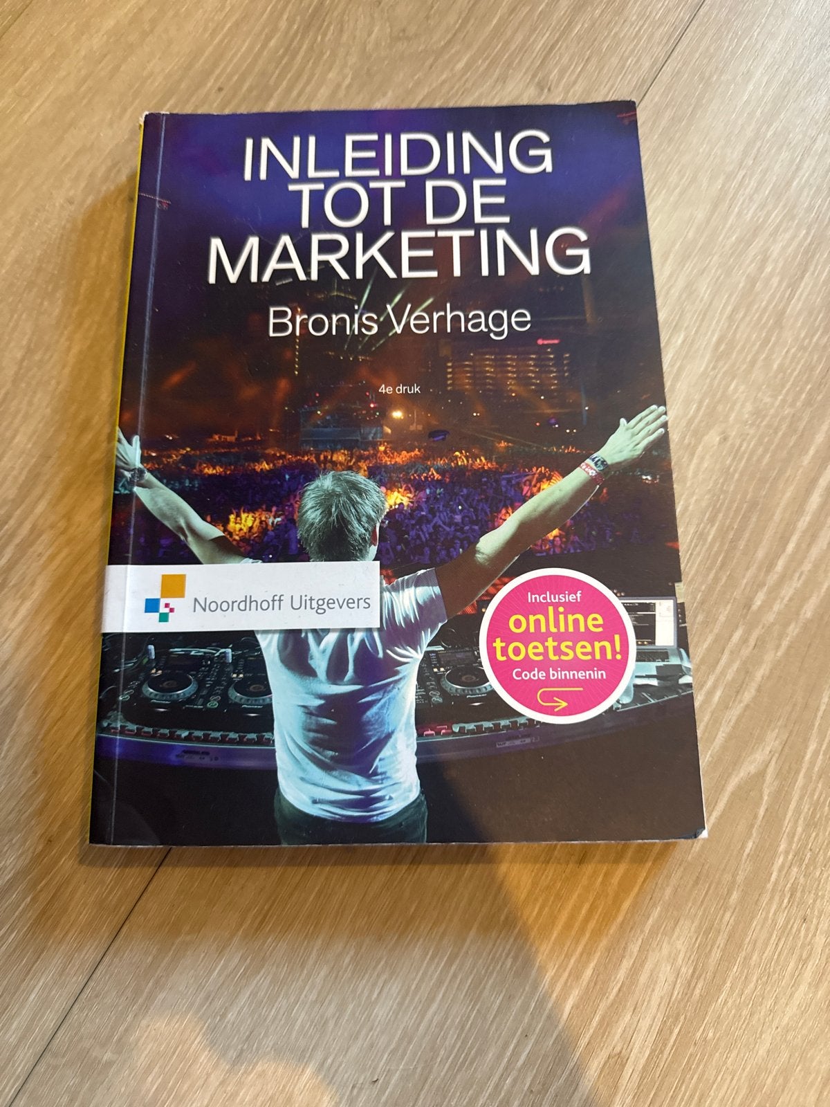 Inleiding tot de Marketing - Bronis Verhage (4e druk), Ophalen of Verzenden, Gamma, Zo goed als nieuw, HBO