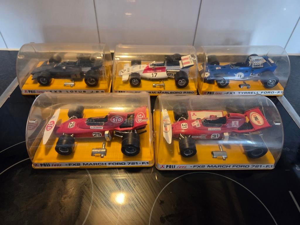 Politoys FX - één lot - Tyrrell March Lotus BRM mint & boxed, Ophalen of Verzenden, Overige merken