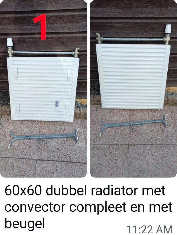Radiatoren – verschillende maten – los of complete set, Doe-het-zelf en Verbouw, Ophalen, Zo goed als nieuw, Radiator, 30 tot 80 cm