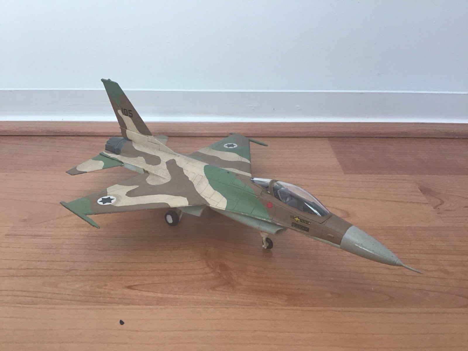 Modelvliegtuig F-16 - Israëlische Luchtmacht, Gebruikt, Groter dan 1:72, Vliegtuig, Ophalen
