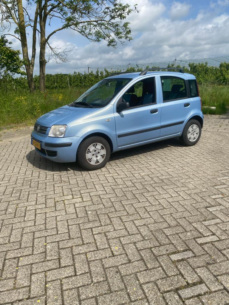 Fiat Panda 1.2 44KW 60PK 2008 Blauw, Auto's, Fiat, Voorwielaandrijving, Stof, Origineel Nederlands, Bedrijf