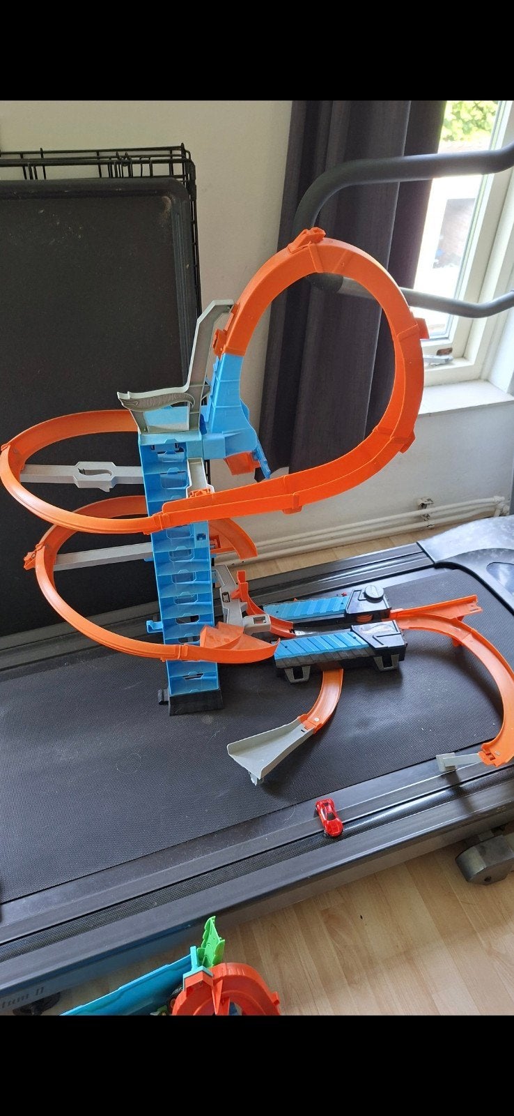 Hotwheels racebaan, Ophalen, Zo goed als nieuw, Elektrisch, Hot Wheels