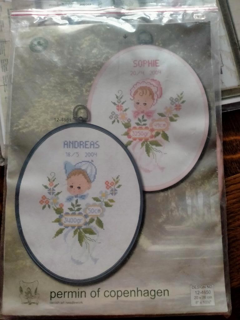 Borduurpakket Sophie, Hobby en Vrije tijd, Ophalen of Verzenden, Nieuw, Handborduren, Borduurpakket