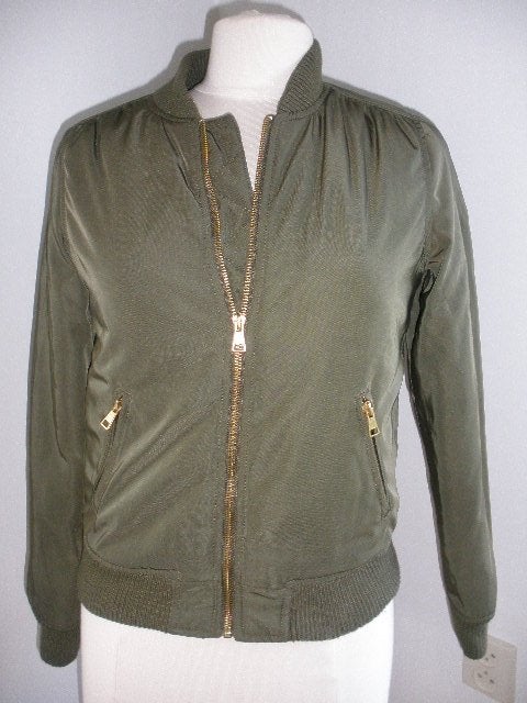 BERSHKA bomber jack jas groen maat S, Kleding | Dames, Zo goed als nieuw, Maat 36 (S), Groen, Bershka