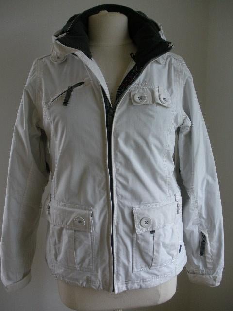 PROTEST jas jack wit maat S, Kleding | Dames, Jassen | Winter, Maat 38/40 (M), Wit, Ophalen of Verzenden, Zo goed als nieuw