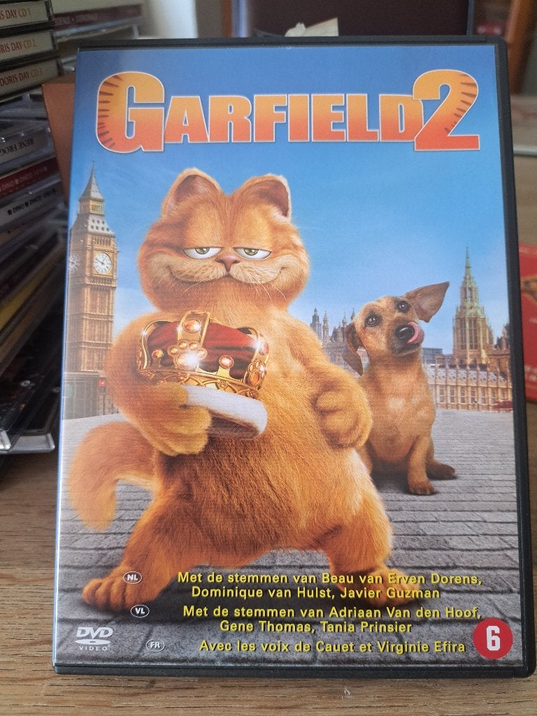 dvd Garfield 2 (Z242-172), Cd's en Dvd's, Dvd's | Tekenfilms en Animatie, Alle leeftijden, Ophalen of Verzenden, Zo goed als nieuw