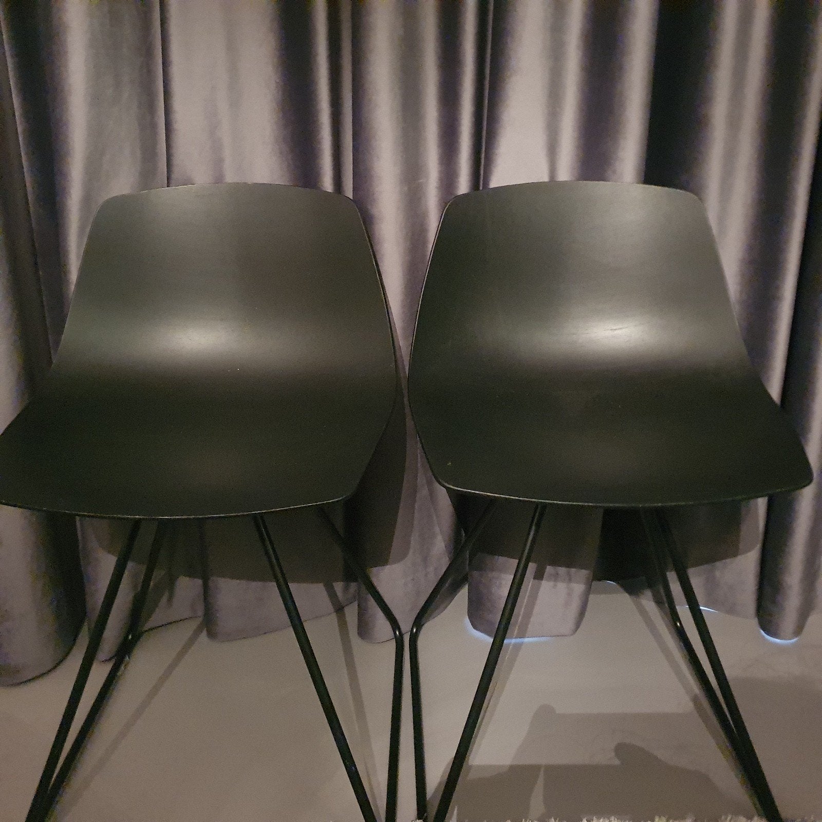 Lapalma Miunn stoelen- 6 stuks - black open pore, Ophalen, Hout, Zwart, Design