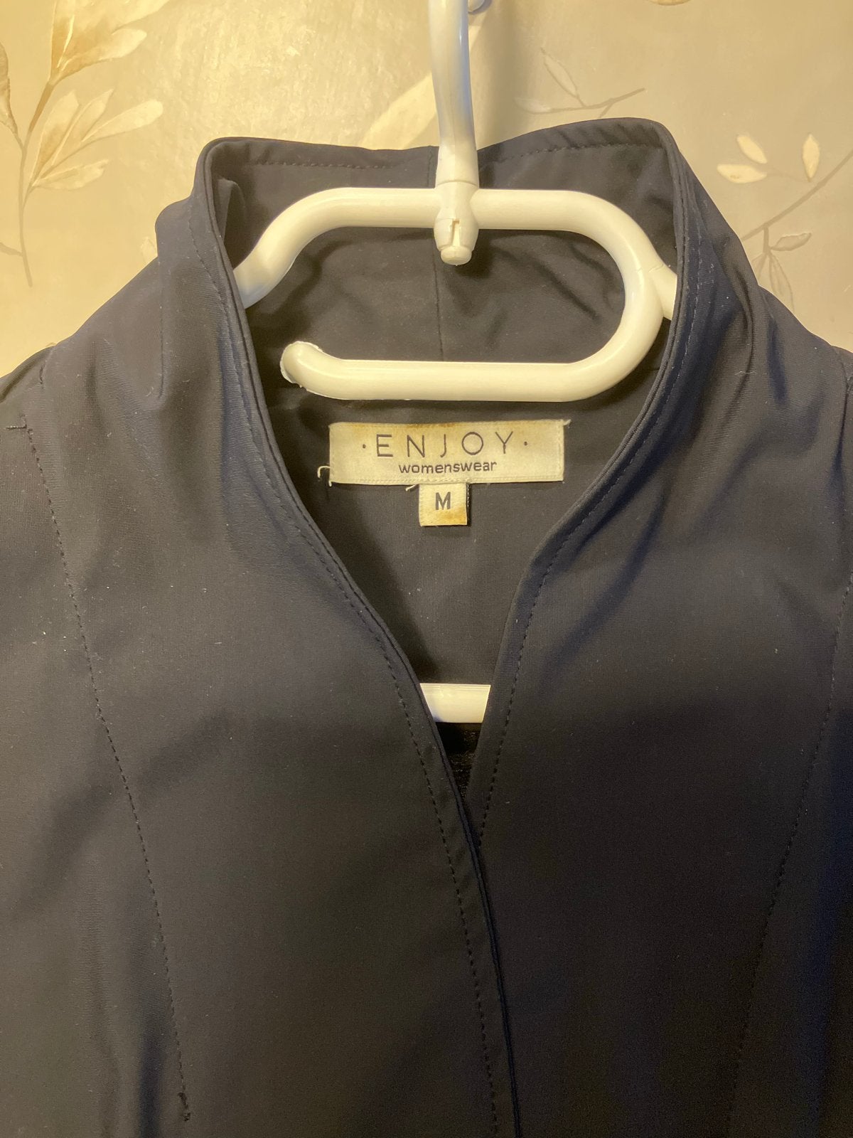 Donkerblauw Jasje - Enjoy Womenswear - Maat M, Maat 38/40 (M), Blauw, Ophalen of Verzenden, Zo goed als nieuw