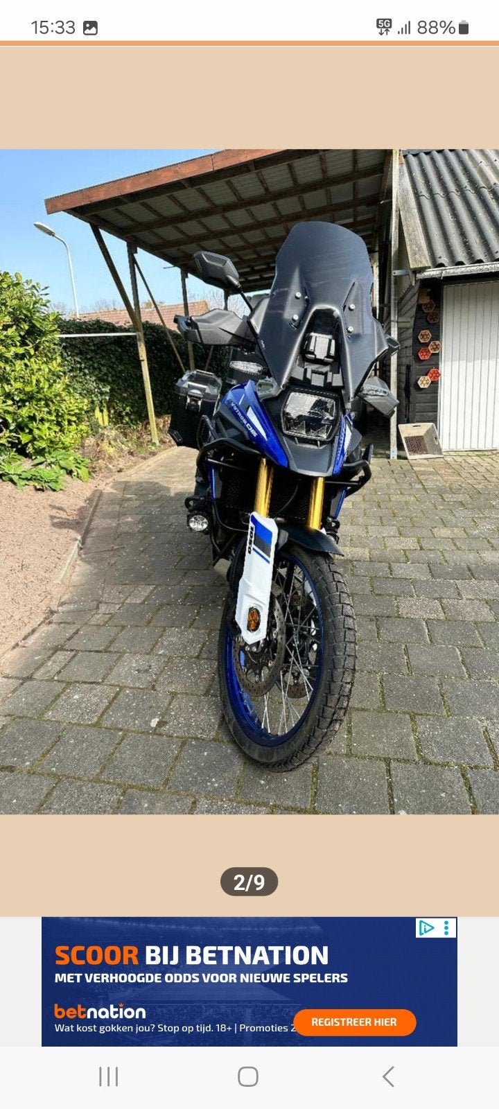 Puig kba 38182 ruit voor de Suzuki vstrom 1050, Ophalen of Verzenden, Zo goed als nieuw