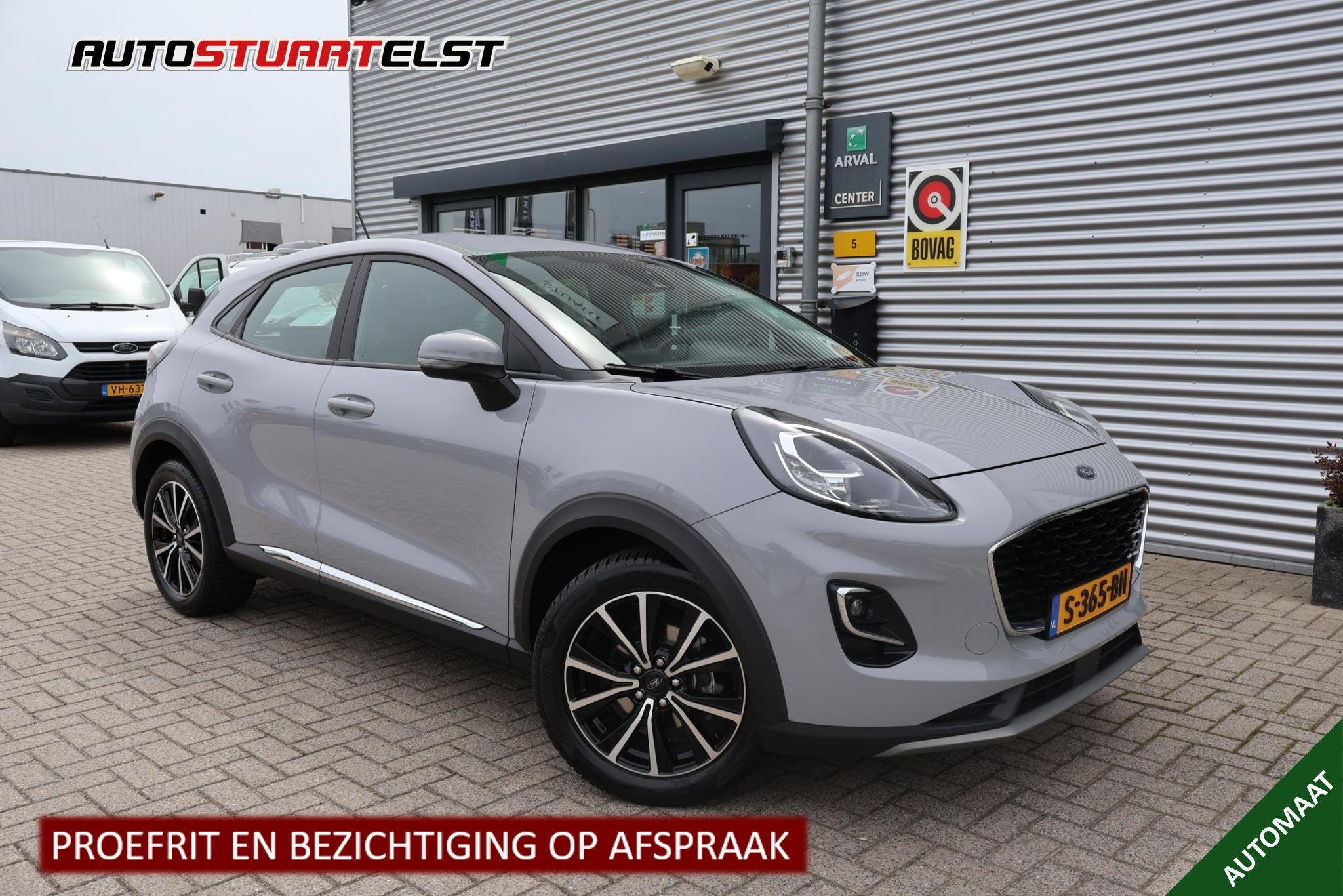Ford Puma 1.0 Hybrid Titanium 1e Eigenaar | Dealer Onderh |, Auto's, Euro 6, Bedrijf, Grijs, Hybride Elektrisch/Benzine