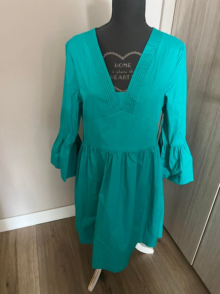 Twinset Milano zomerjurk met klokmouwen maat 40, Kleding | Dames, Maat 38/40 (M), Overige kleuren, Nieuw, Ophalen of Verzenden