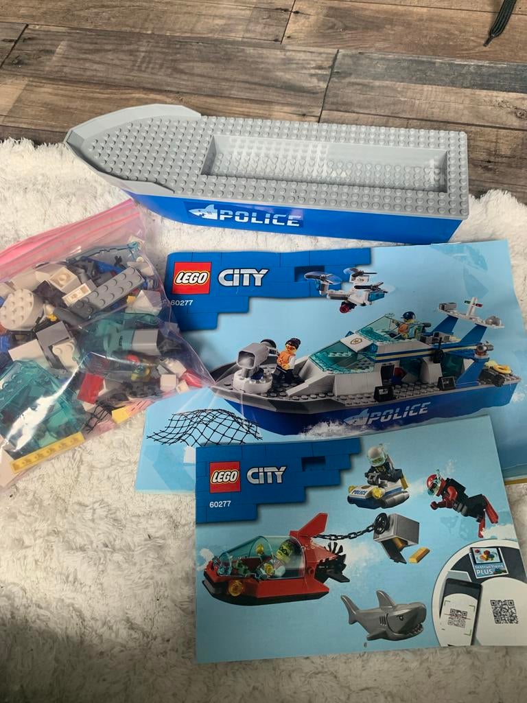 LEGO City Politie Patrouilleboot 60277, City, Lego, Ophalen of Verzenden, Zo goed als nieuw