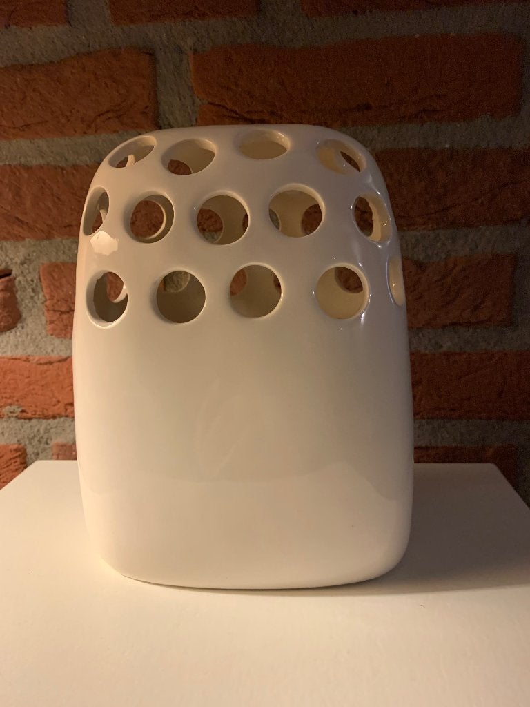 Sorteer vaas, 21 cm, Wit, Nieuw, Ophalen of Verzenden