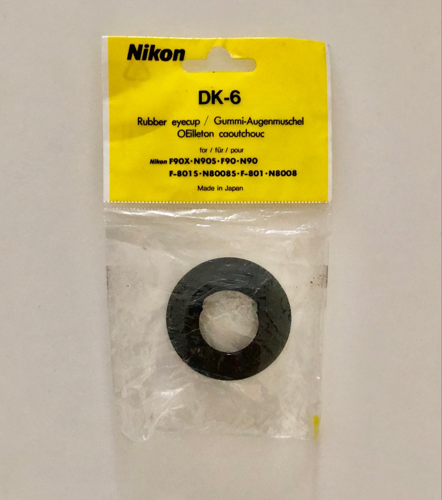 Nikon DK-6 Rubber Eyecup - Nieuw in verpakking, Ophalen of Verzenden, Nieuw, Nikon