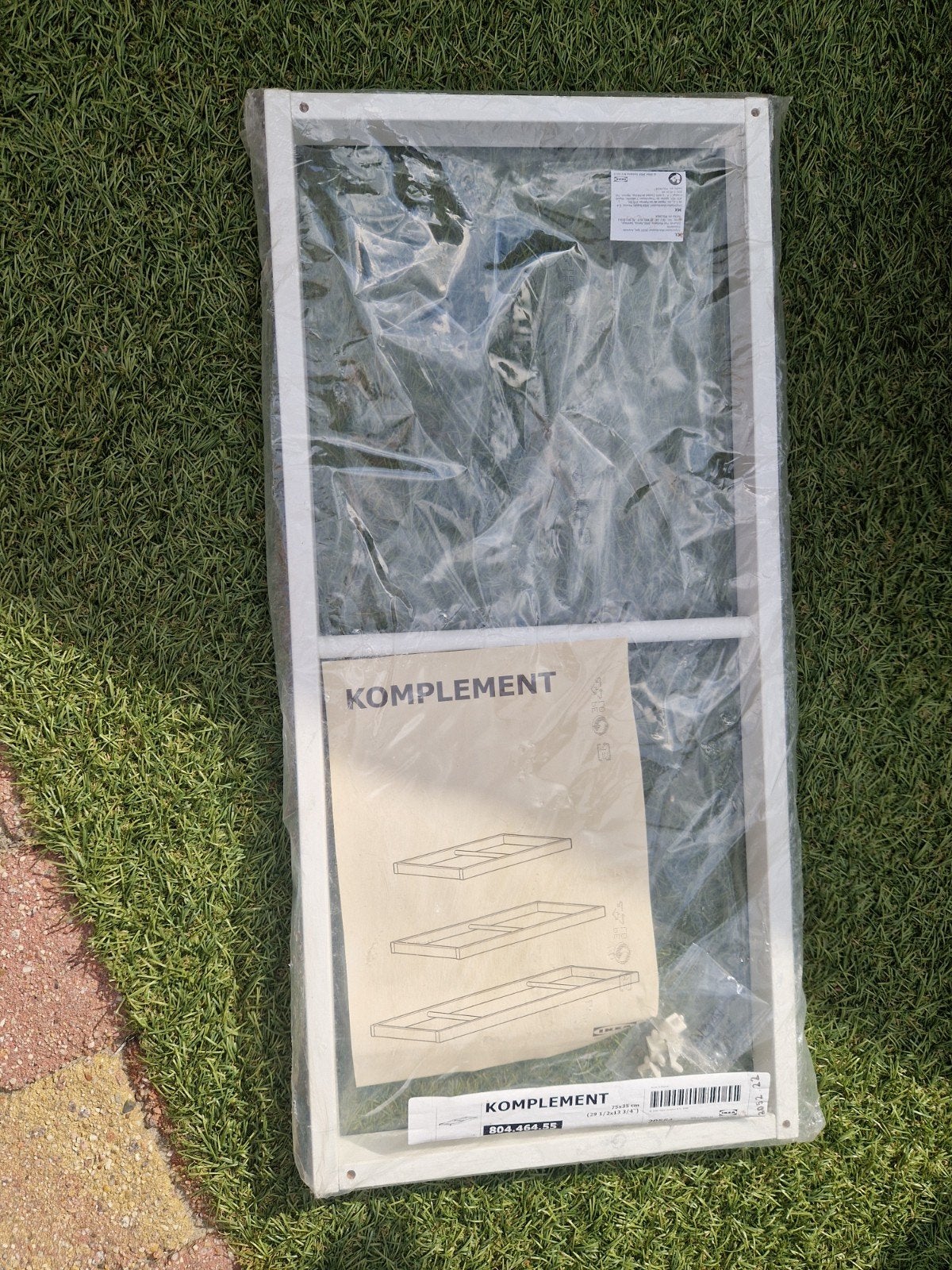 IKEA Komplement kledingroede voor PAX kast 75x35 cm, Huis en Inrichting, Ophalen, Nieuw, 50 tot 100 cm, Metaal