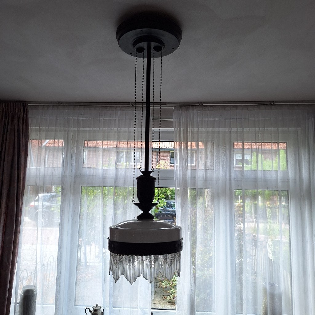 Oude hanglamp, Ophalen