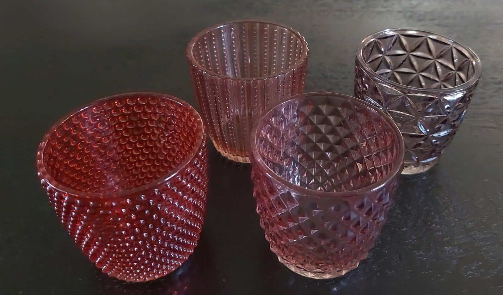 Set van 4 theelichthouders/waxinelichthouders, Ophalen of Verzenden, Nieuw