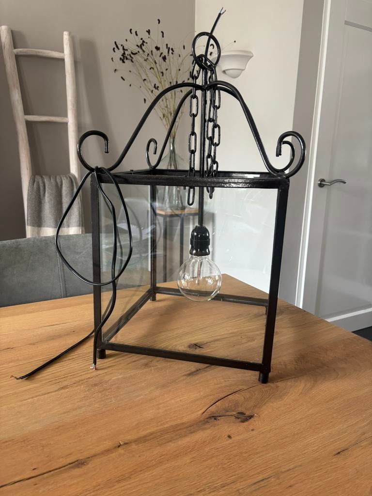 Hanglamp Riviera Maison, Huis en Inrichting, Lampen | Hanglampen, Ophalen, 50 tot 75 cm, Landelijk/brocante, Glas