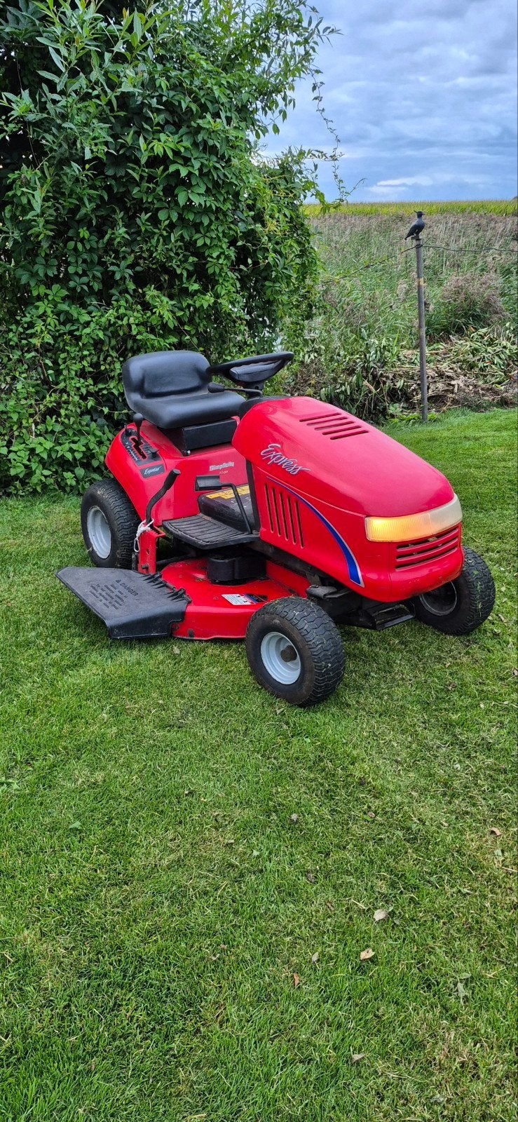 Zitmaaier Simplicity Express 14.5PK 38" maaidek met mulchkit, Tuin en Terras, Ophalen, Gebruikt, Simplicity, 90 tot 120 cm