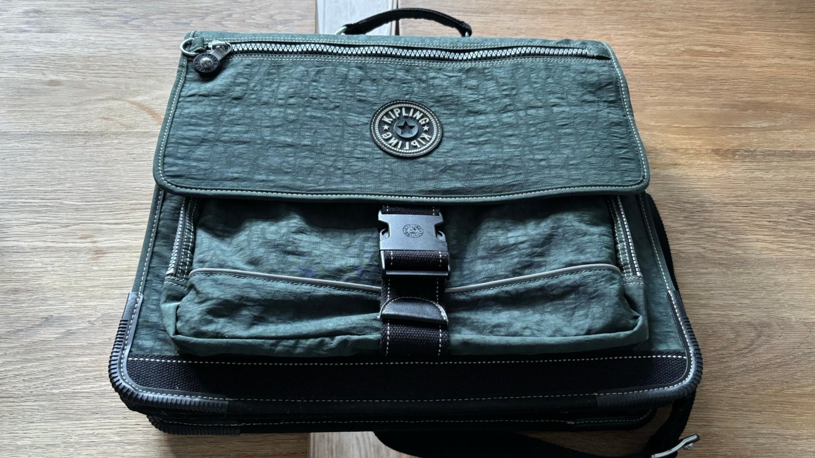 vintage kipling tas. groen, Ophalen of Verzenden, Zo goed als nieuw, Groen