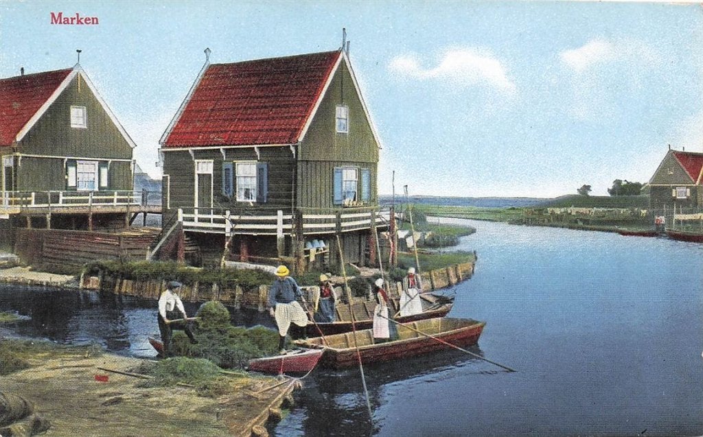 703-012-013 Marken, Verzamelen, Ansichtkaarten | Nederland, Noord-Holland, Voor 1920, Verzenden