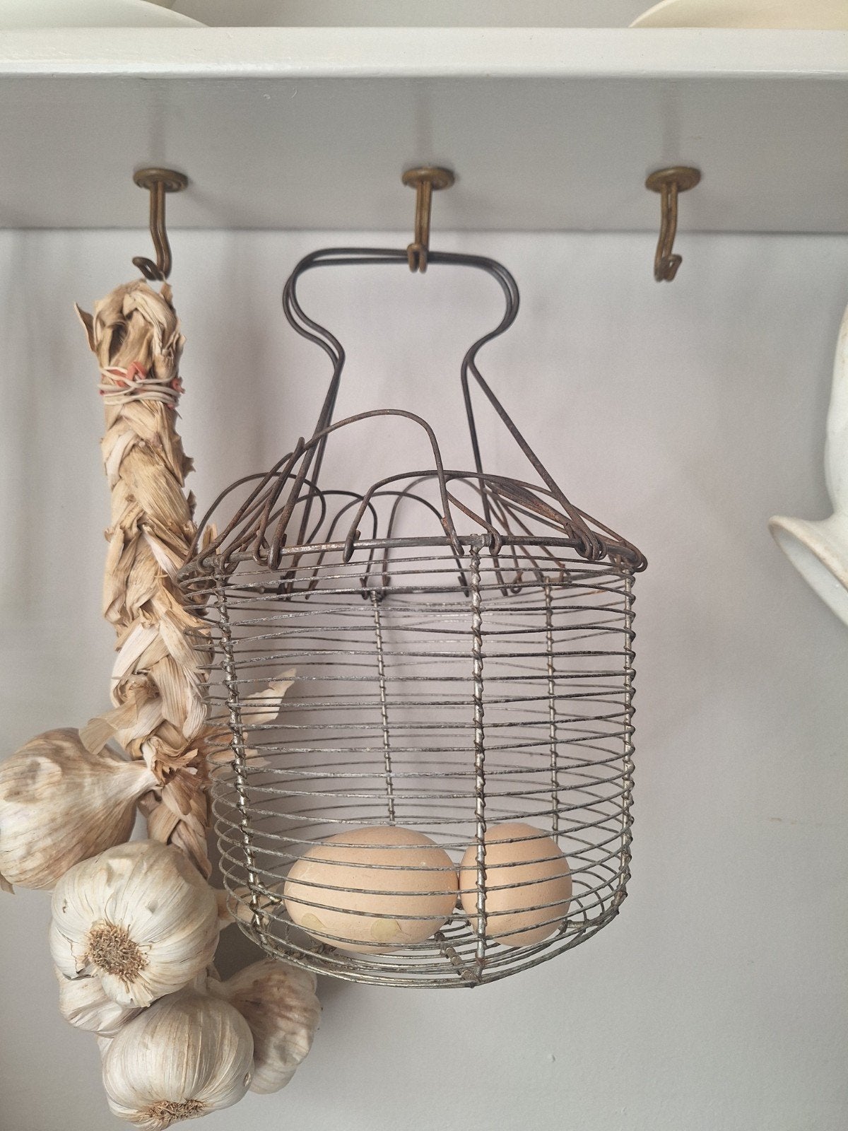 Brocante eiermandje, Ophalen of Verzenden