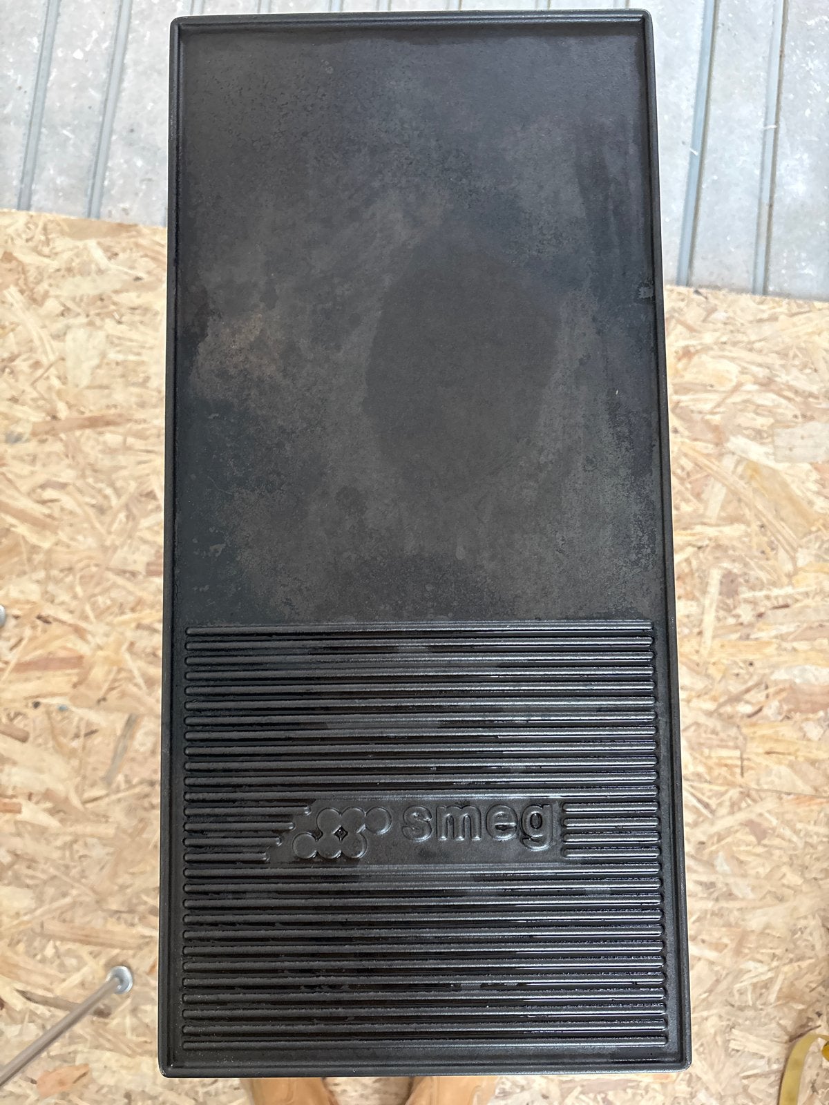 SMEG Gietijzeren Plancha voor Gasfornuis - 55x26 cm, Witgoed en Apparatuur, Onderdelen en Toebehoren, Ophalen, Gebruikt