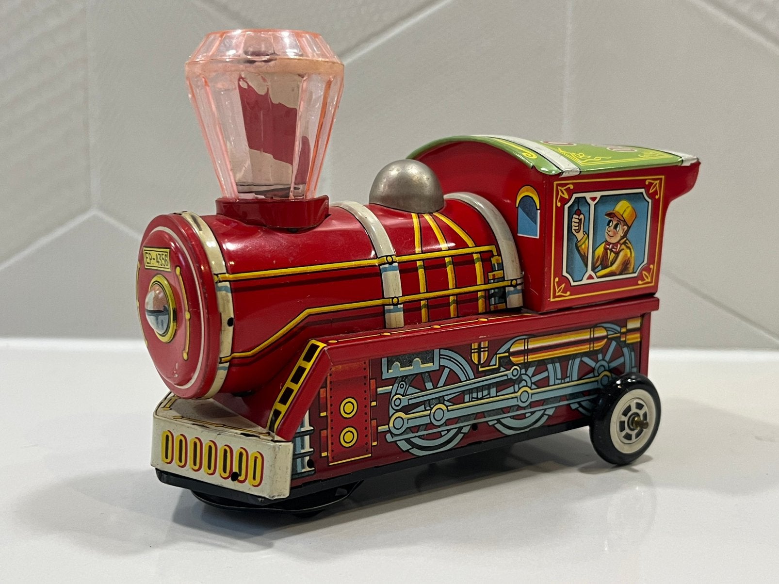 Blikken speelgoed KO Choo Choo Loco Trein Made in Japan, Verzamelen, Verzenden, Gebruikt