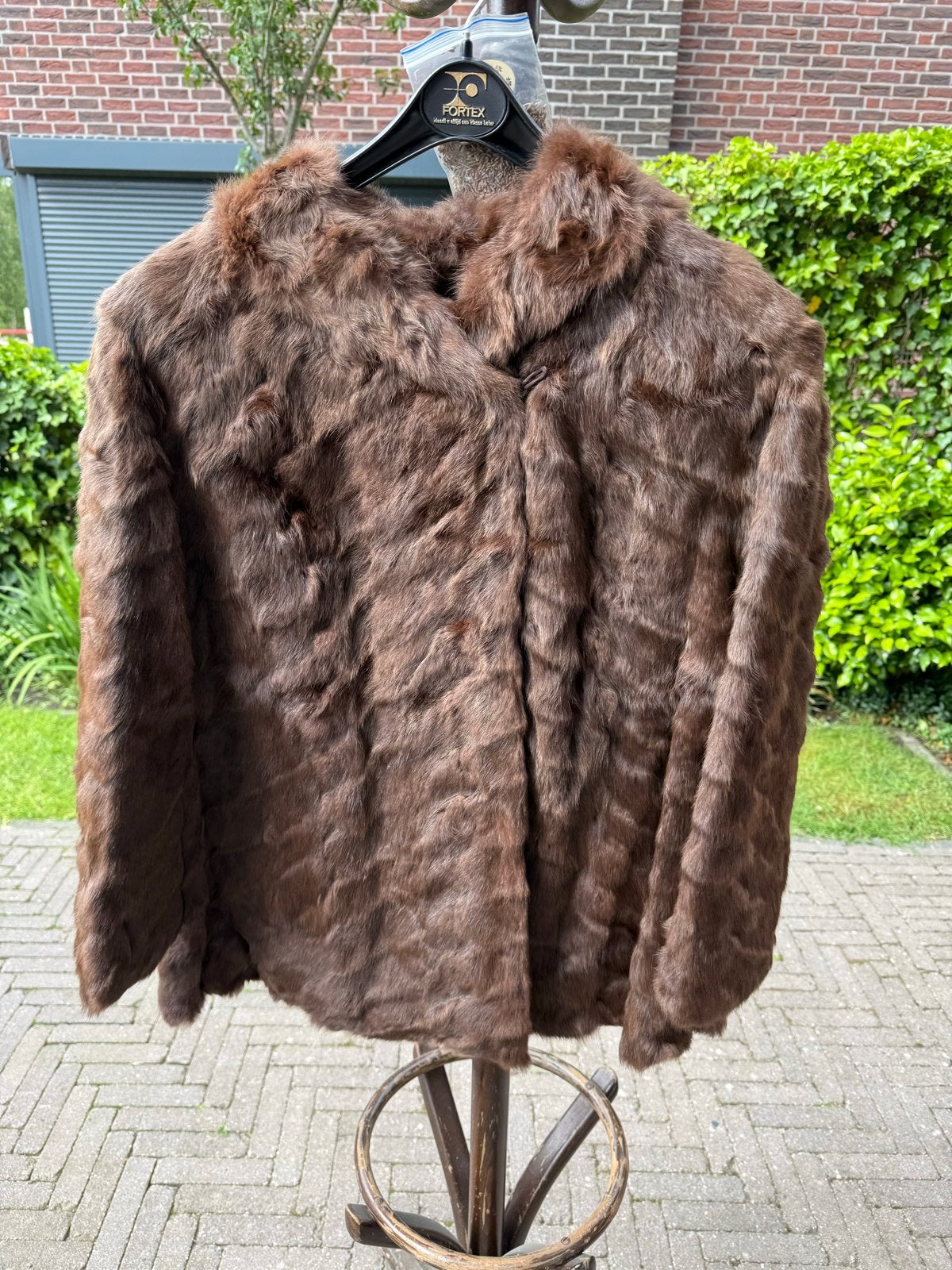 VOPEL BONT Bruine Bontjas, Kleding | Dames, Ophalen of Verzenden, Zo goed als nieuw, Maat 38/40 (M), Bruin