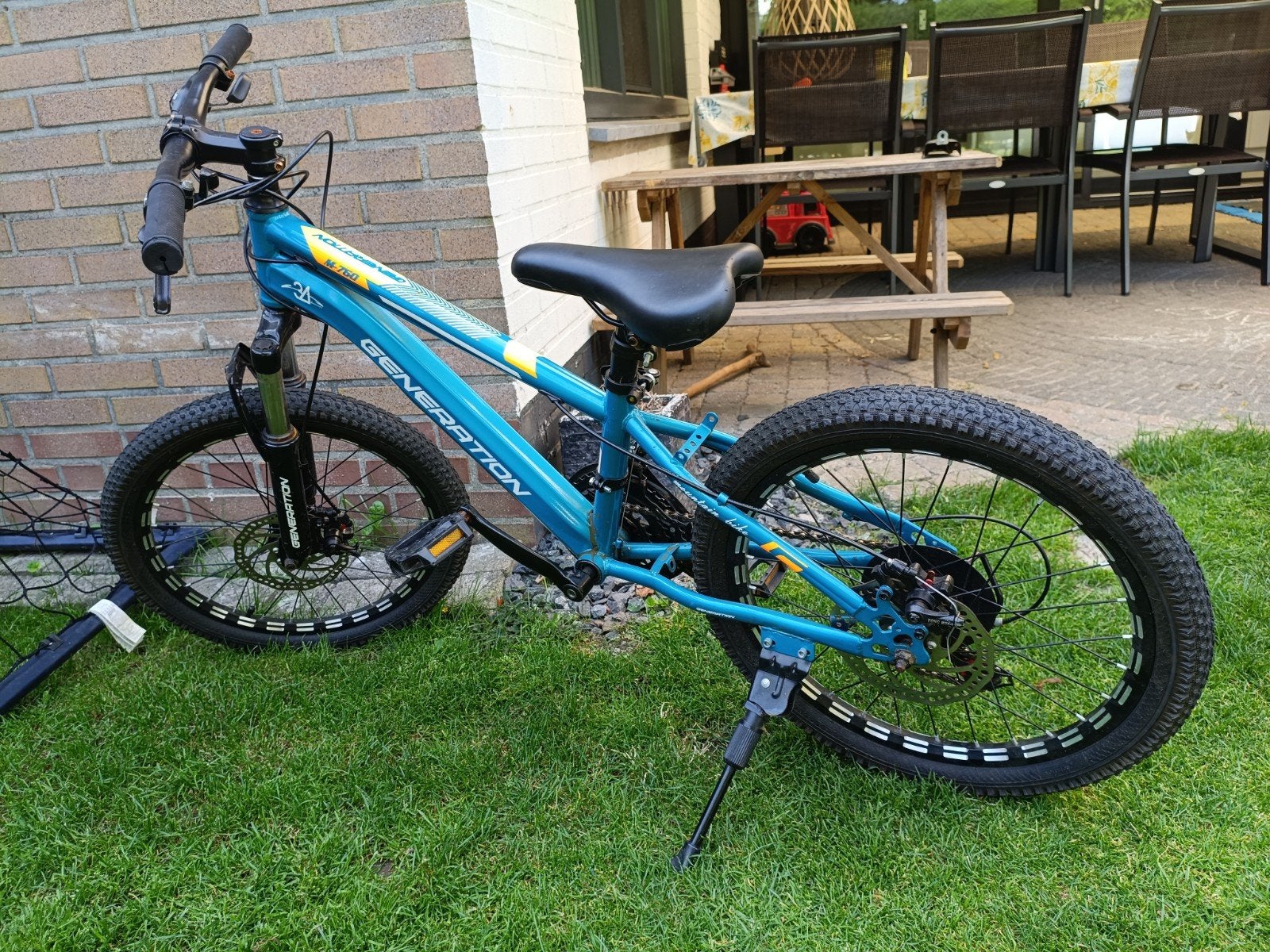 Gebruikte Generation M-760 Mountainbike 20 inch – Lichtblauw, Fietsen en Brommers, Fietsen | Kinderfietsjes, Ophalen, 20 inch of meer
