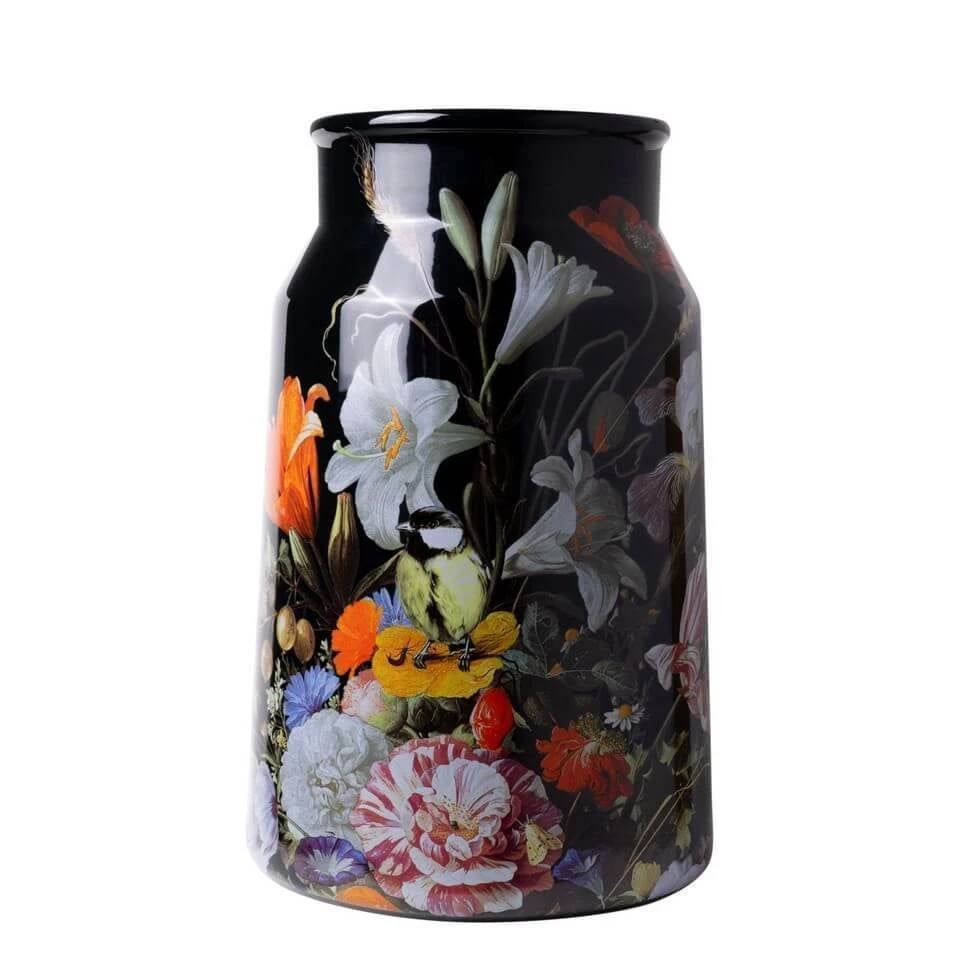 Melkbusvaas Stilleven - Zwart - Keramiek - 30 cm, Heinen, Overige typen, Nieuw, Ophalen of Verzenden