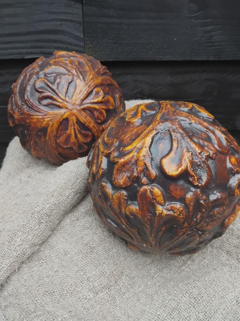 Stenen decoratie ballen stoer en sober, Ophalen of Verzenden
