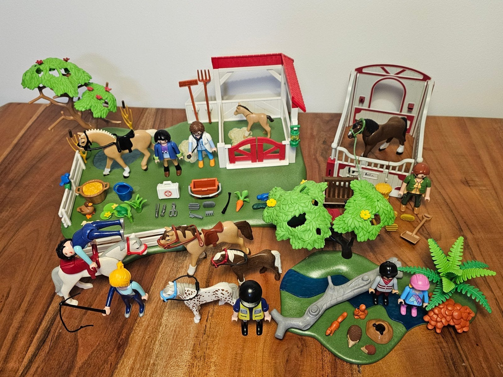 Playmobil paarden sets (ponyrijles, eerste hulp in de stal), Kinderen en Baby's, Speelgoed | Playmobil, Ophalen of Verzenden, Zo goed als nieuw