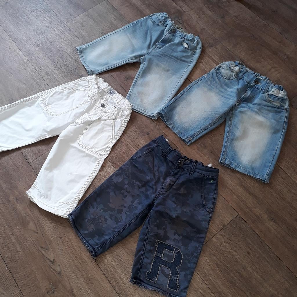 4 korte broeken mt 146, Broek, Rags, Ophalen of Verzenden, Zo goed als nieuw