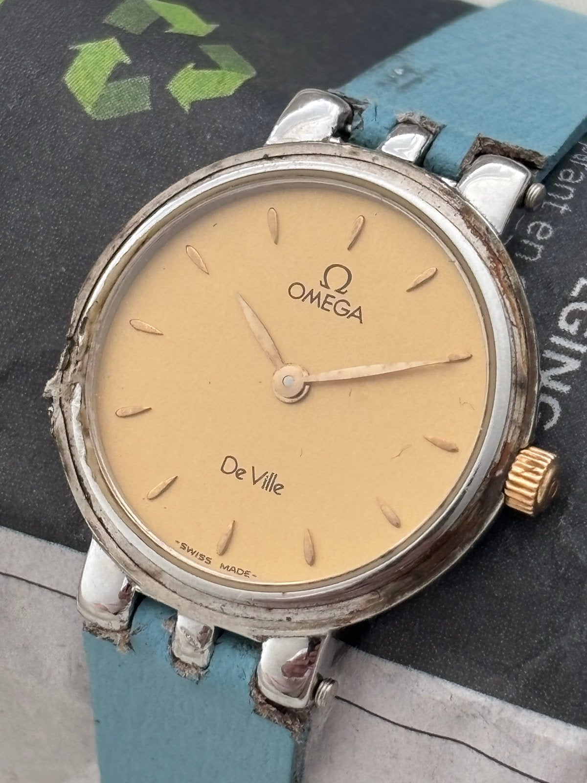 Werkende Omega De Ville dameshorloge - Klassiek en elegant, Ophalen of Verzenden, Gebruikt, Polshorloge, Overige merken