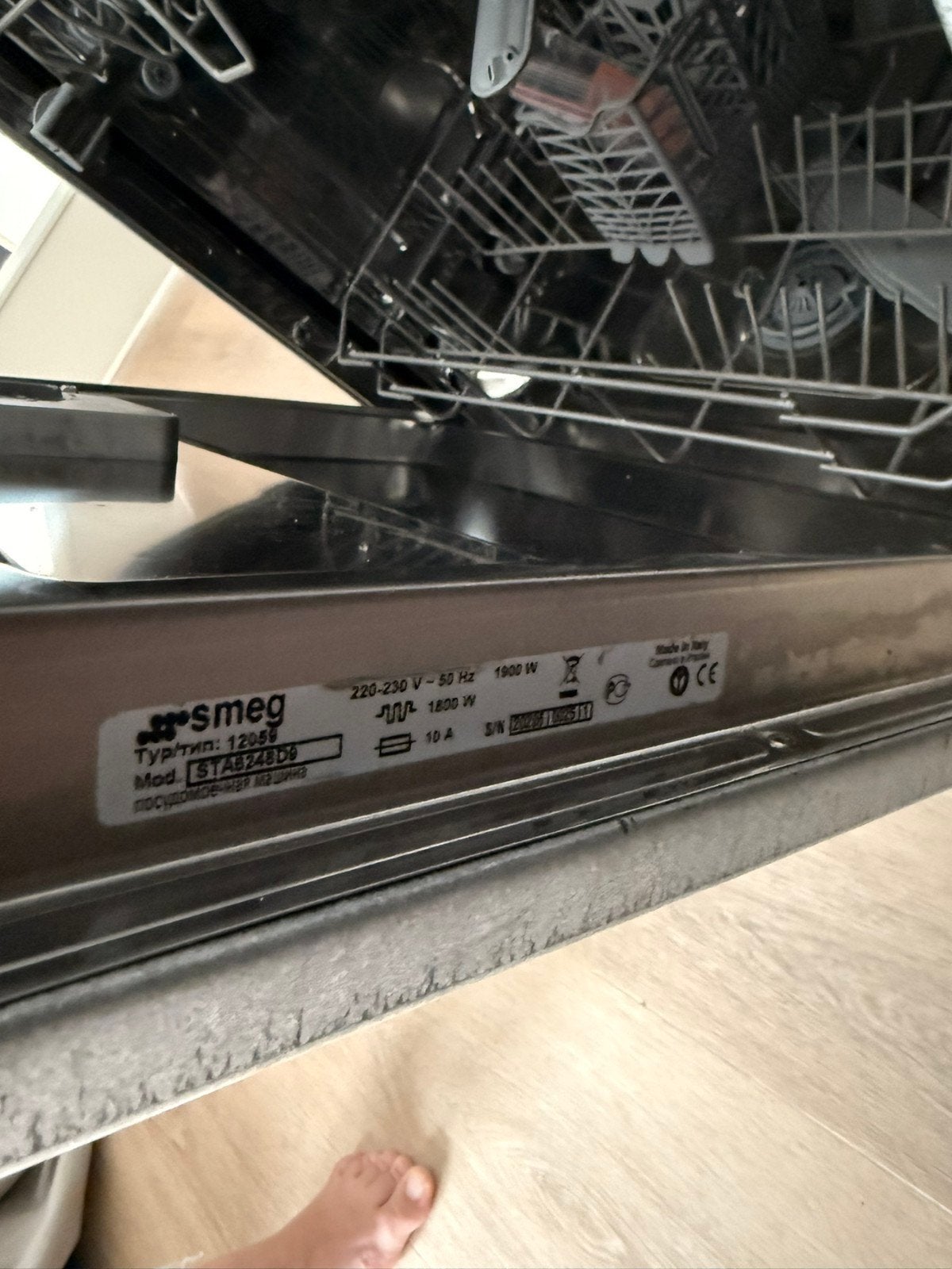 Smeg STA6248D9 Inbouw Vaatwasser 60 cm STA6248, Gebruikt, Minder dan 85 cm, 60 cm of meer, Eco programma