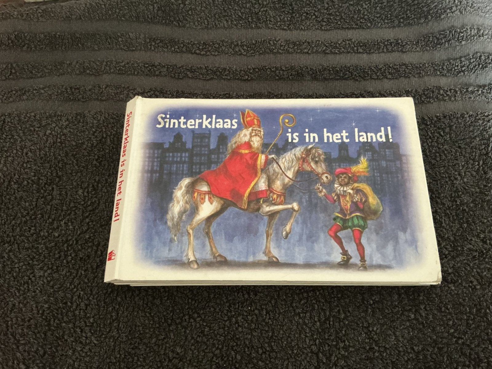 Vintage Sinterklaas/Kerstboekje dik karton, Diversen, Ophalen of Verzenden, Gebruikt