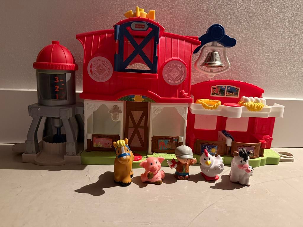 Fisher-Price Boerderij Speelset met Geluid, Kinderen en Baby's, Speelgoed | Fisher-Price, Ophalen of Verzenden, Gebruikt, Speelset