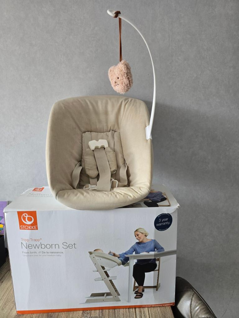 Stokke trip trap newborn set, Kinderen en Baby's, Kinderstoelen, Ophalen of Verzenden, Zo goed als nieuw, Overige typen