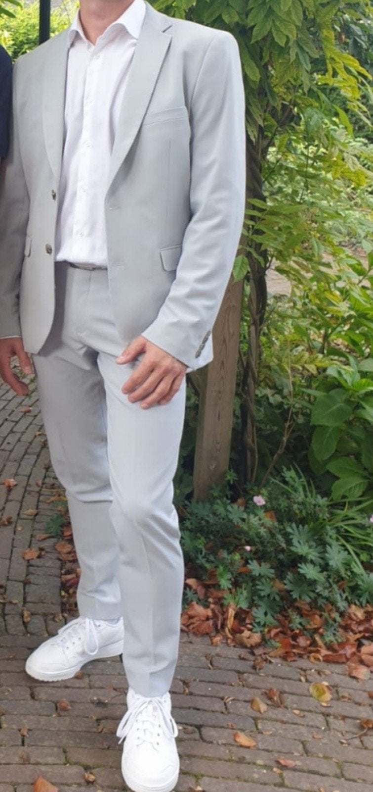 colbert en pantalon, Ophalen of Verzenden, Zo goed als nieuw, Blauw