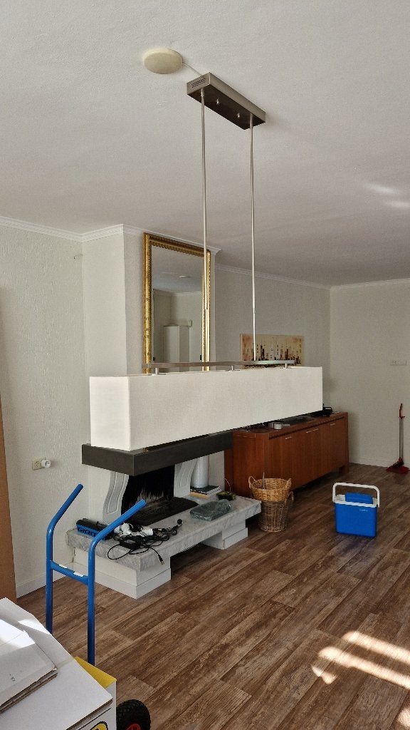 Hanglamp voor boven tafel, Ophalen, Gebruikt, Metaal, E27 (groot)