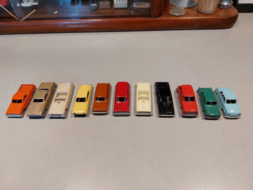 11 stuks vroege jaren '50 INGAP modelauto's, Antiek en Kunst, Ophalen of Verzenden