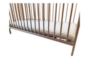 Biologisch Ledikant Matras Ronja Plus (incl. Ledikant), Zo goed als nieuw, Matras, Eenpersoons, 70 cm of minder